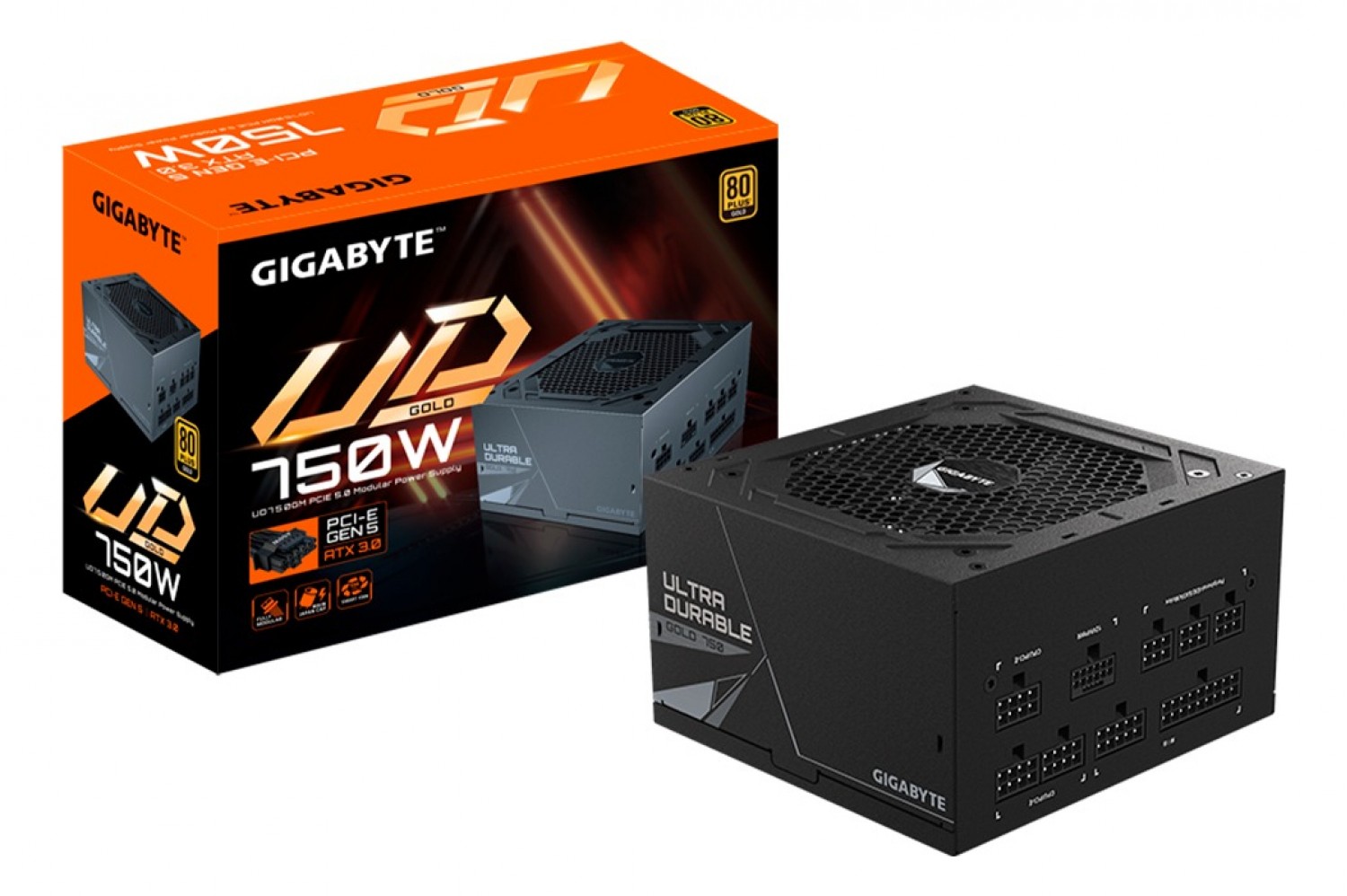 FUENTE GIGABYTE 750W PG5 80 PLUS MODULAR GOLD