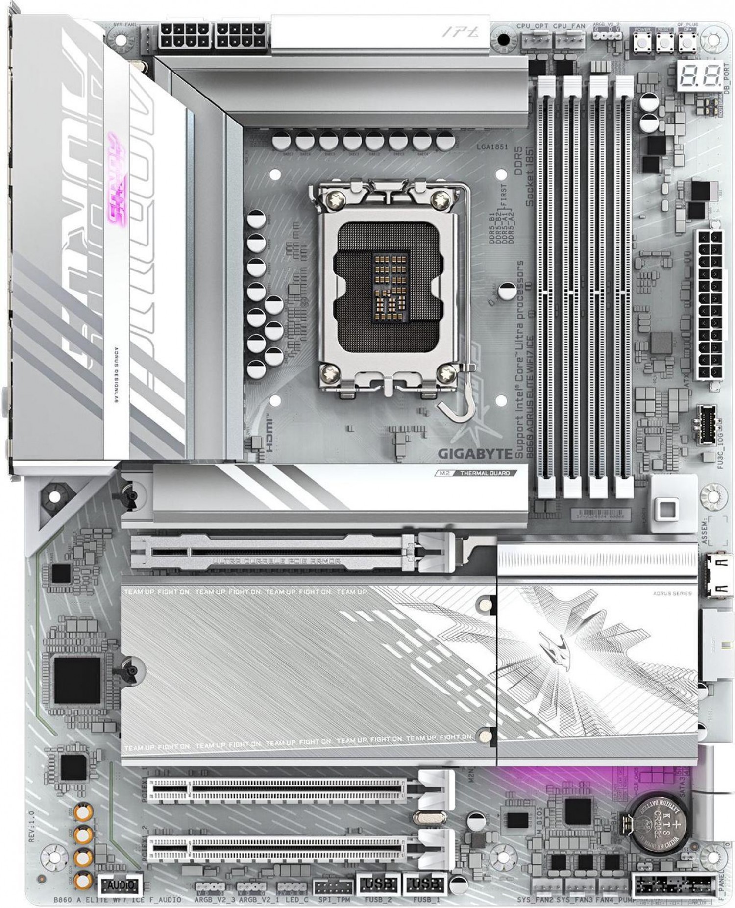 MOTHER GIGABYTE (LGA 1851) B860 A ELITE WF7 ICE 1.0