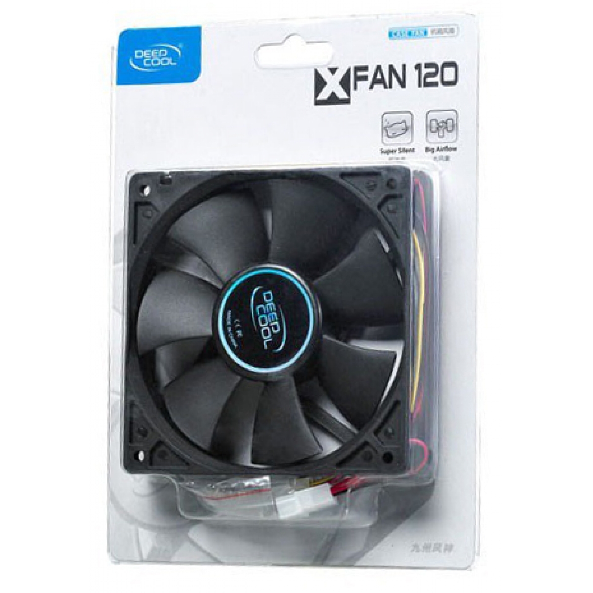 Cooler para Gabinete DeepCool 120mm XFAN Black