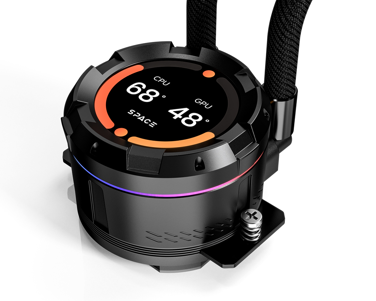 WATER COOLER 360 ID-COOLING SL360 PRO SE BLACK NEGRO