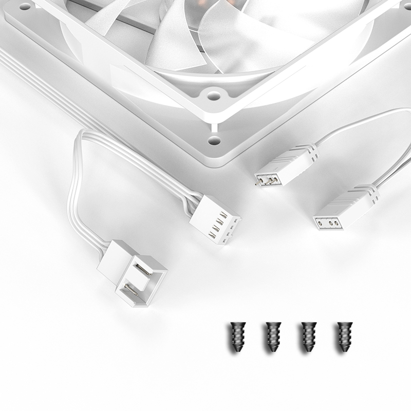 COOLER GABINETE COOLER ID-COOLING AS-120-ARGB-W WHITE / BLANCO