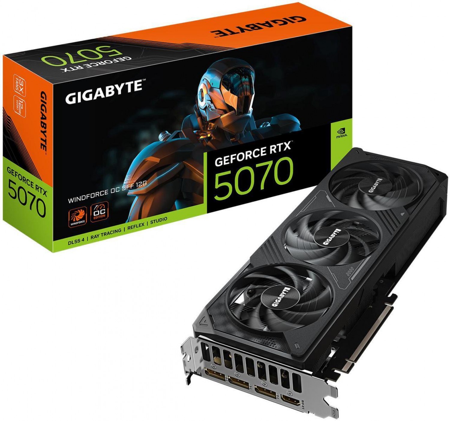 PLACA DE VIDEO GIGABYTE RTX 5070 WF3 OC 12GB