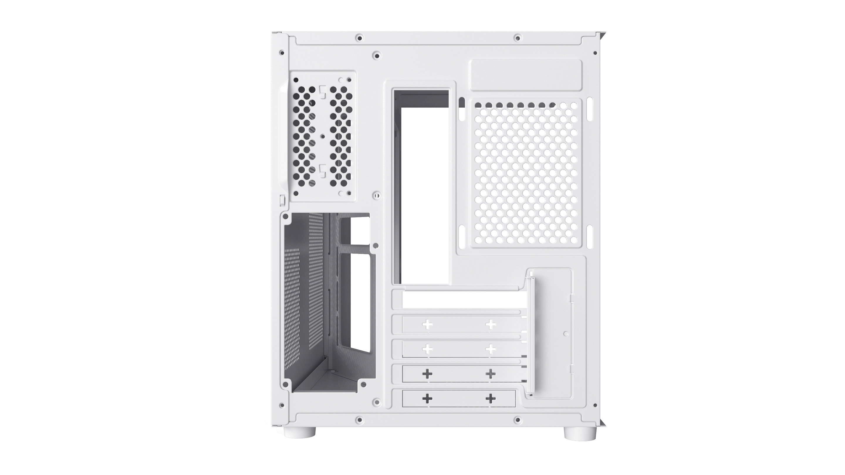 Gabinete Sentey A8 Vidrio Temp + 5 Coolers Blanco White