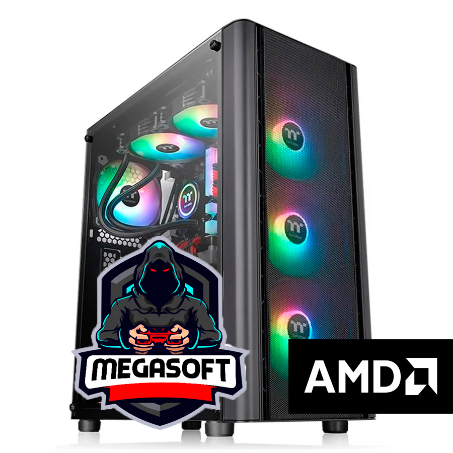 PC Gamer AMD Ryzen 3 5300G A520M 8GB 240GB Gabinete Fuente 600W