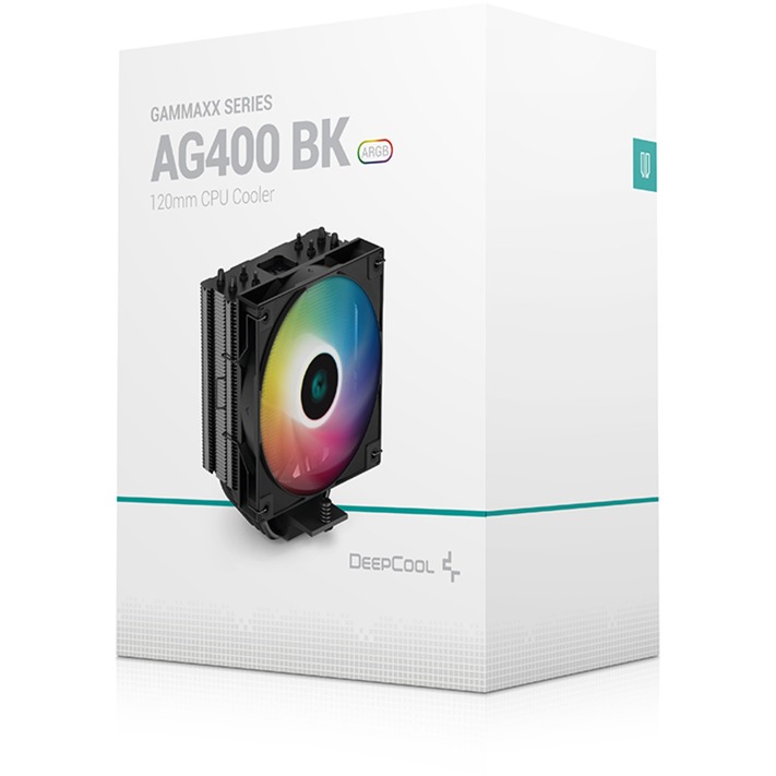 Cooler CPU DeepCool AG400 ARGB BKANMC-G-1