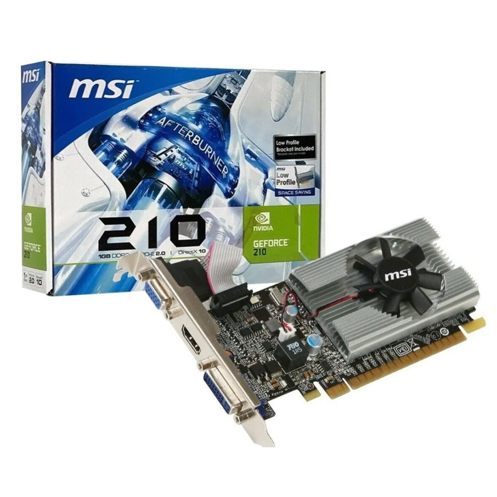 Placa De Video Msi 210 Geforce 1gb Ddr3 Pci-e 2.0 Megasoft