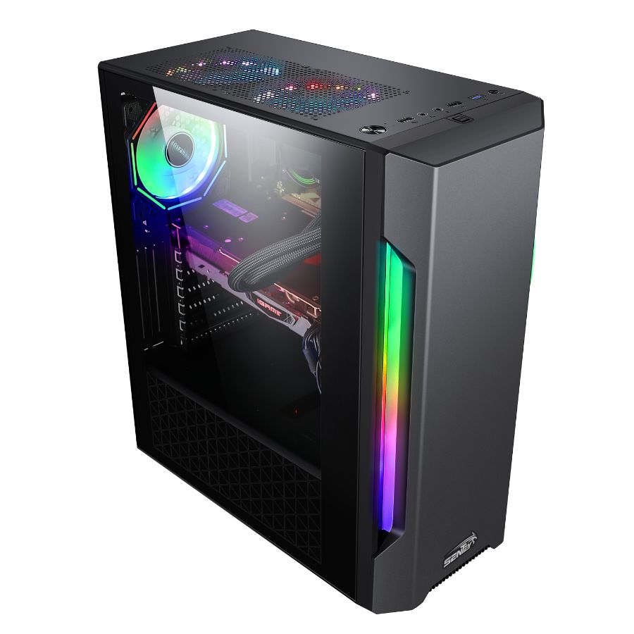 Gabinete Gamer Sentey R20 Rgb Mid Tower