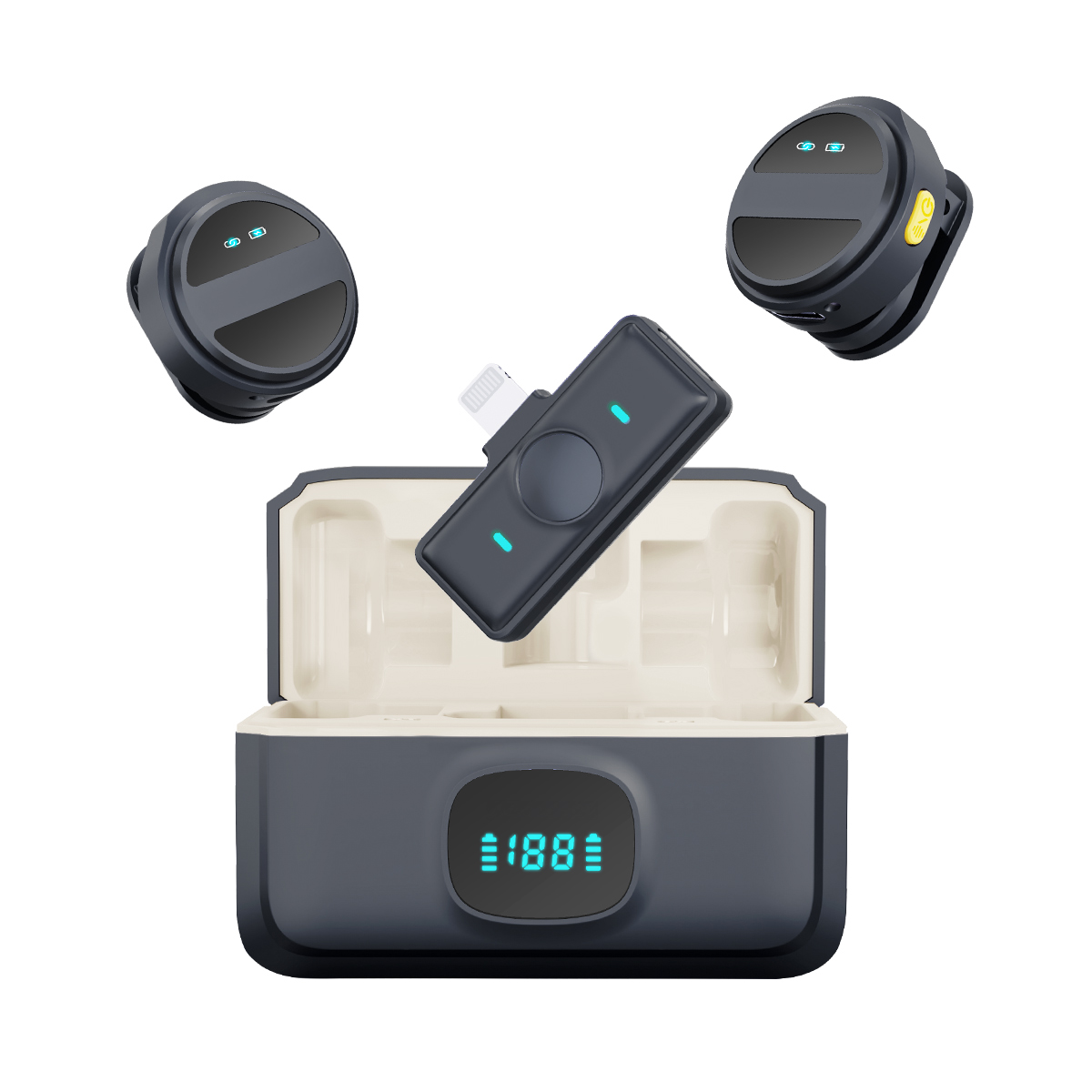 Microfono Raptor Vox Wireless Caja p/Streaming