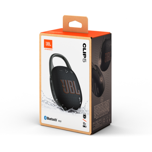 PARLANTE JBL CLIP5 BLUETOOTH NEGRO MEGASOFT