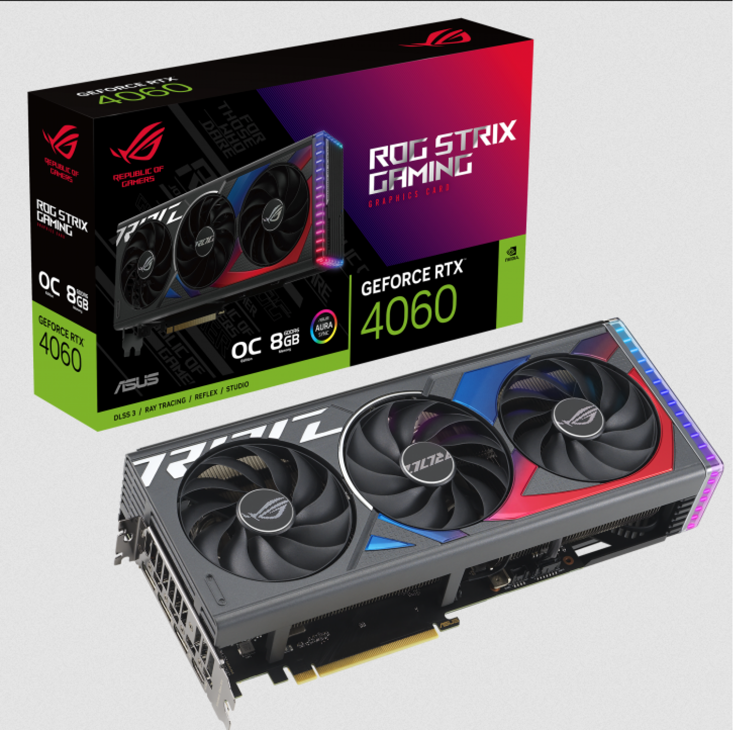PLACA DE VIDEO ASUS ROG STRIX RTX 4060 OC 8GB GAMING