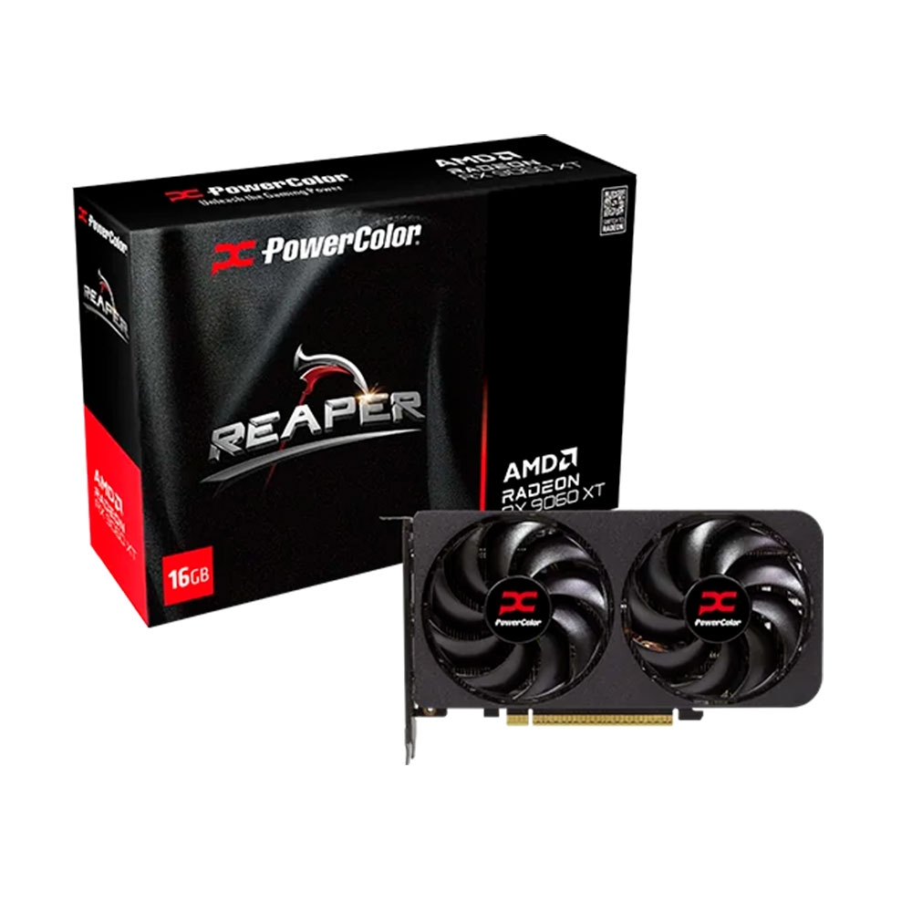 Placa de Video Powercolor Reaper AMD Radeon RX 9060 XT 16GB GDDR6