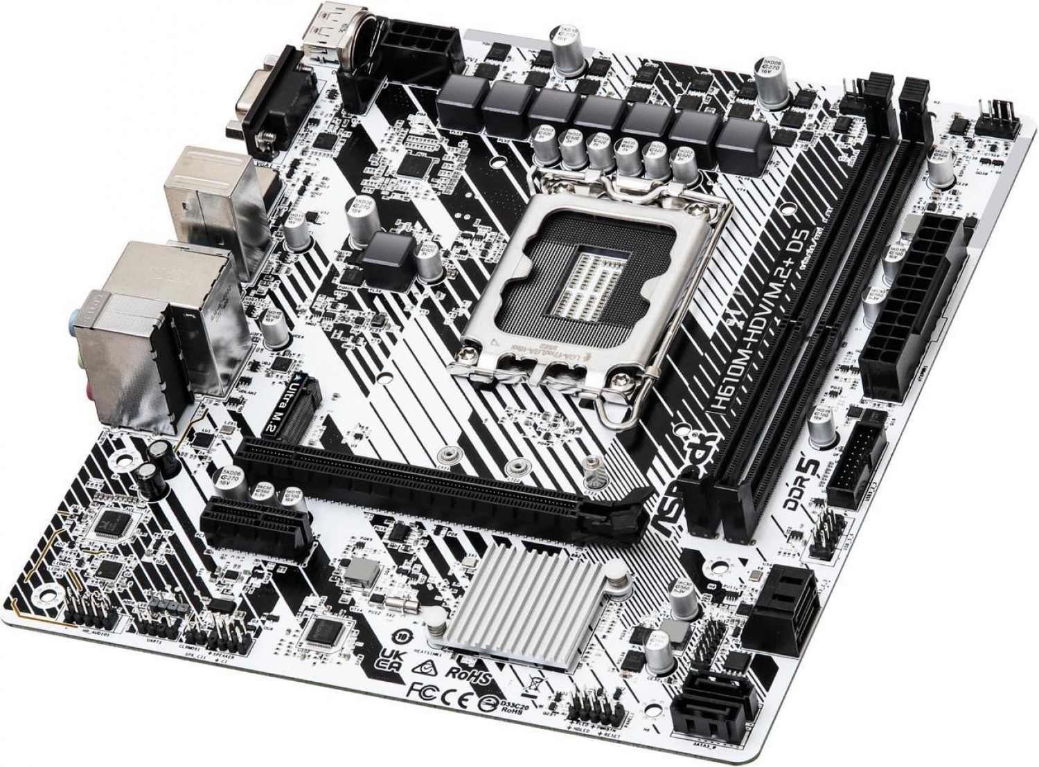 MOTHER ASROCK (LGA1700) H610M-HDV/M.2+ D5
