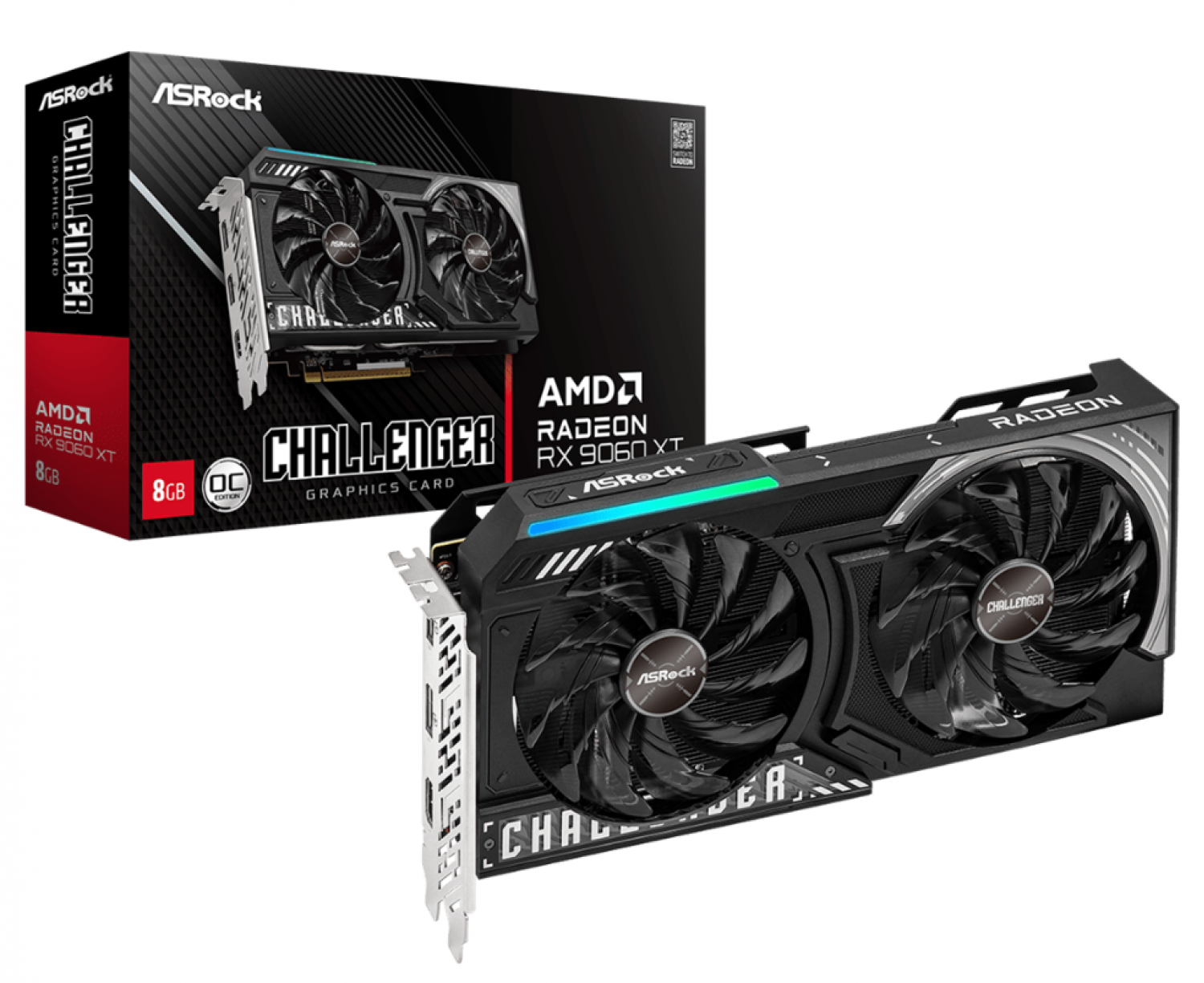 PLACA DE VIDEO ASROCK RX9060XT CL 8GO