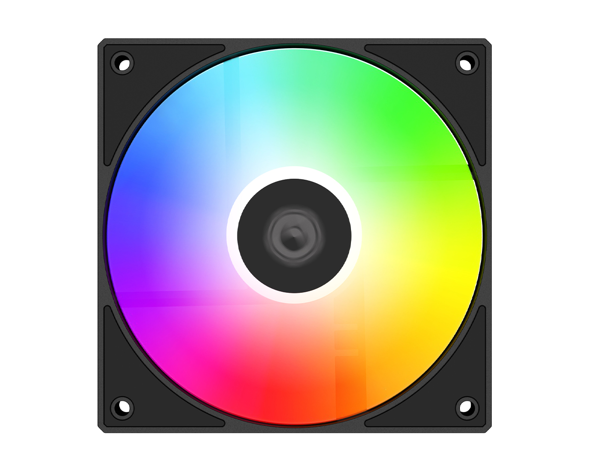 COOLER GABINETE ID-COOLING X3 AS-120-ARGB-K TRIO BLACK