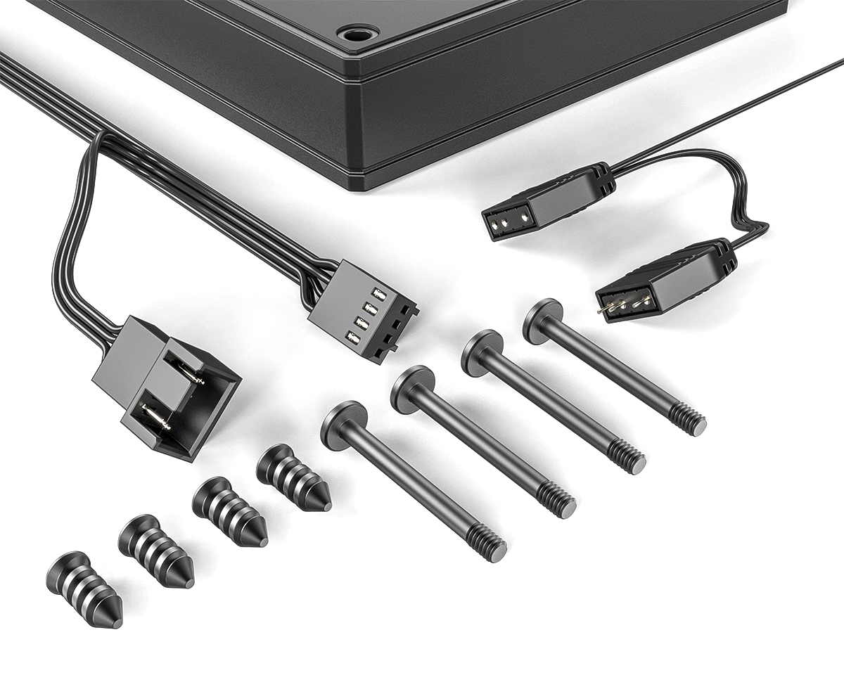 COOLER GABINETE ID-COOLING X3 AS-120-ARGB-K TRIO BLACK