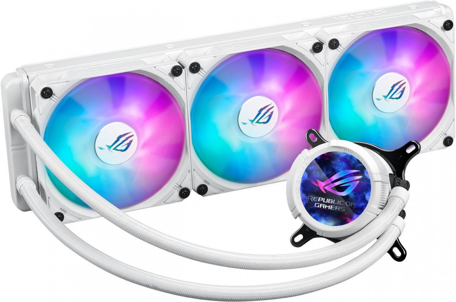 WATER COOLER ASUS ROG STRIX LC III 360 ARGB LCD WHITE
