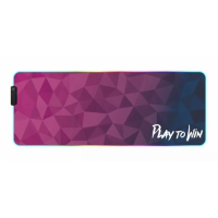 MOUSE PAD GAMER GTC PLAY TO WIN RGB XL 800 X 300 X 4 MM 7 MODOS DE LUZ