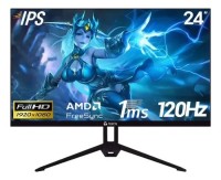 MONITOR TEROS TE-2415S GAMING 23.8” PLANO IPS FHD (1920 X 1080) 120HZ 1MS FICHA USA