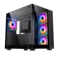 GABINETE GAMER SENTEY A30 X4 FAN ARGB BLACK GS-8100