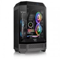 GABINETE GAMER THERMALTAKE THE TOWER 300 MID-TOWER TG X3 FAN X2 BLACK