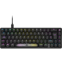 TECLADO MECANICO CORSAIR K65 PRO MINI RGB 65% OPX BLACK PBT KEYCAPS
