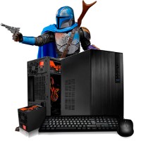 PC GAMER AMD RYZEN 5 4500- RX 550 2GB- A520M- 16GB- 480GB- GABINETE SENTEY 600W