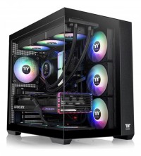 GABINETE THERMALTAKE VIEW 380 PLUS TG ARGB BLACK TEMPERED GLASS