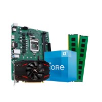 COMBO ACTUALIZACIÓN PC INTEL CORE I3 10105F + H410 + 16GB + RX 550 4GB
