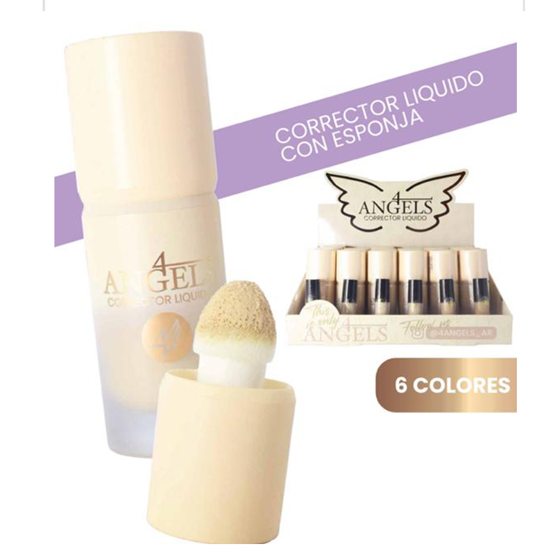 CAJA X24 Corrector Liquido Bloom HD 4 Angels