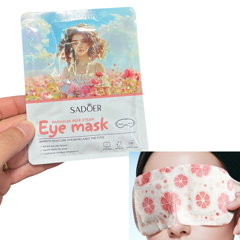 Antifaz Descartable Hidratante Relajante Visual Anti Ojeras Sadoer