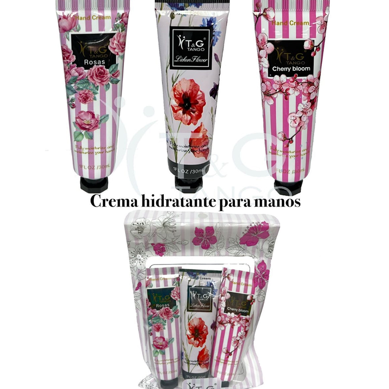 Pack X3 Crema Para Manos Hidratante Premium T&G Tango (PROMO)