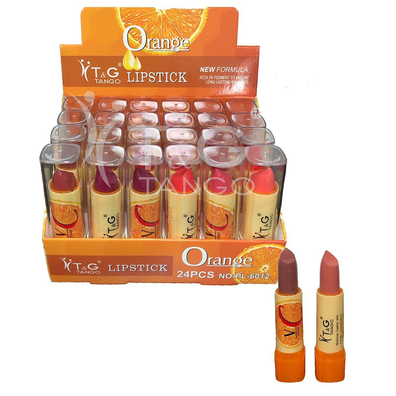Pack X6 Labial Barra Hidratante Vitamina C Con Color T&G Tango (PROMO)(SURTIDO)