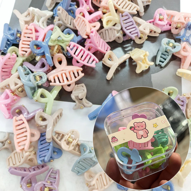 Mini Broches Cute Para Pelo En Cajita (10 UNIDADES)