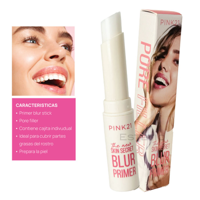 PACK X3 Primer Blur Stick Skin Secret HD Pink 21 (PROMO)