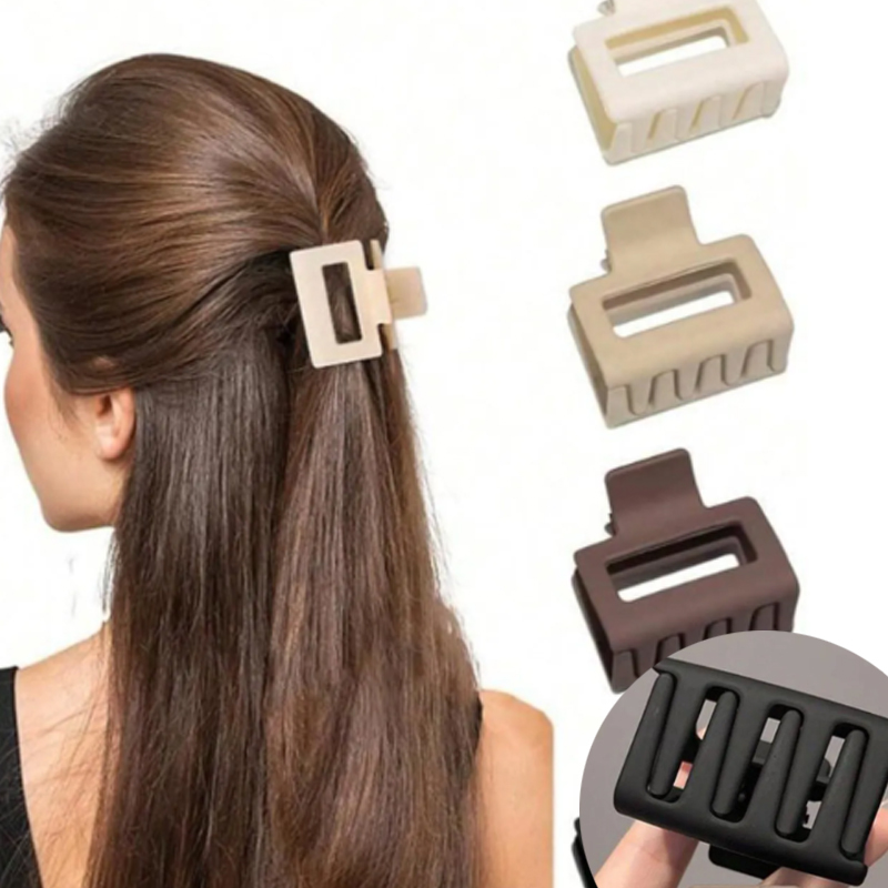 Broche Pelo Cubic Mediano Matte