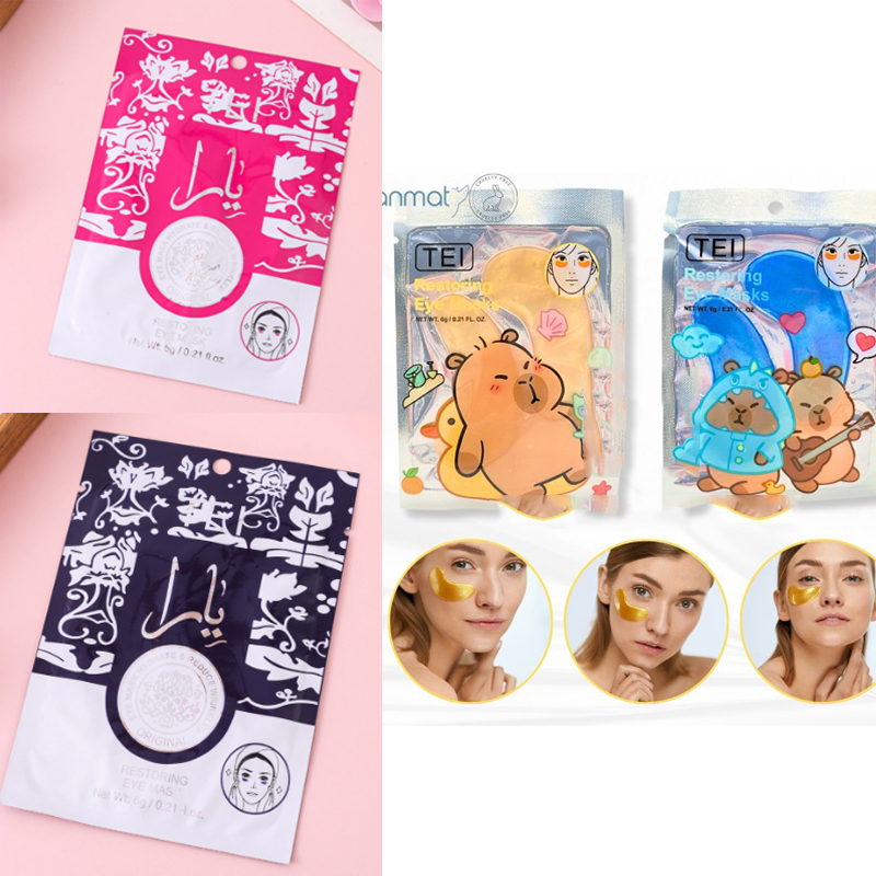 Pack X6 Mascarilla Anti Ojeras Colageno Animadas Arabes TEI (PROMO)(SURTIDA)