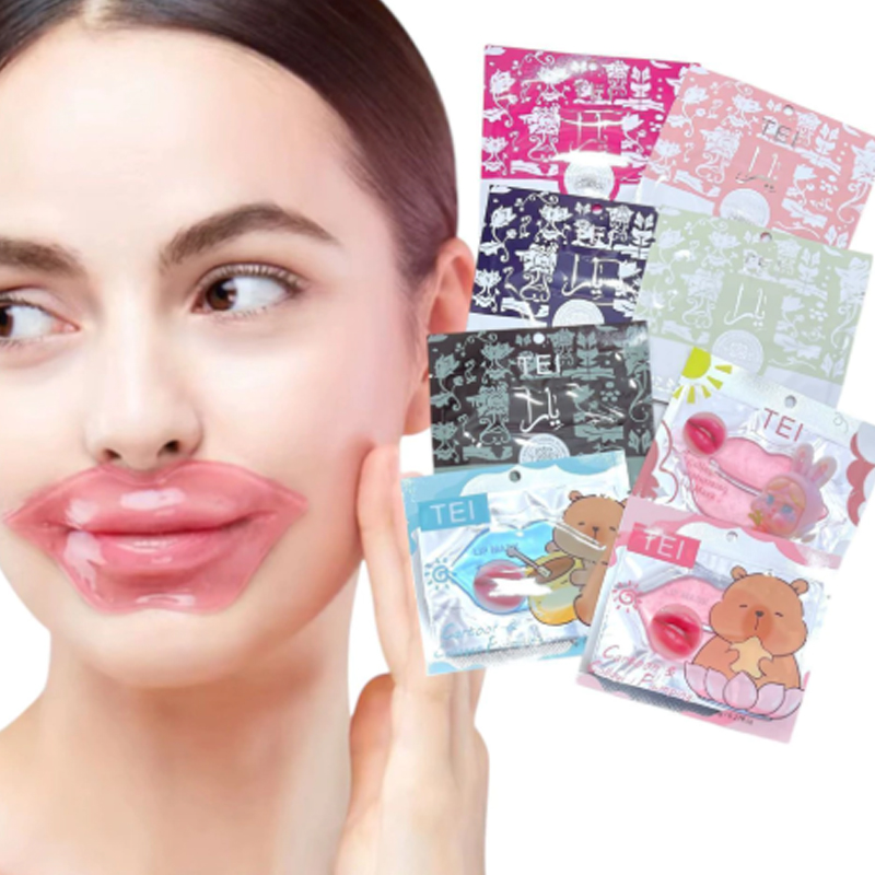 Pack X6 Mascarilla Para Labios Colageno Animadas Arabes TEI (PROMO)(SURTIDAS)