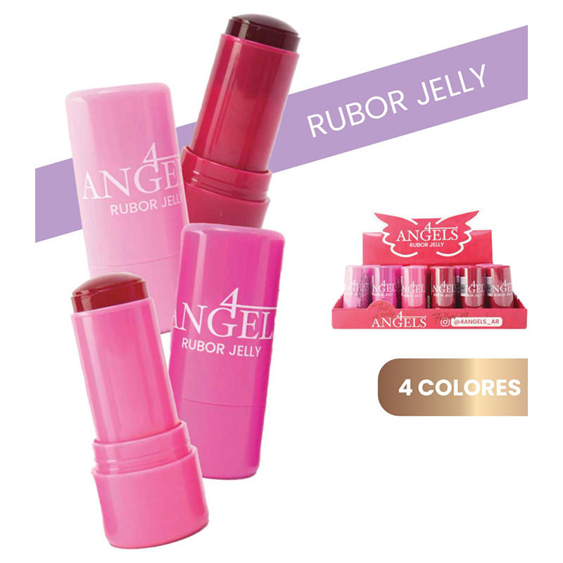 CAJA X24 Rubor Jelly Pigmentado 4 Angels