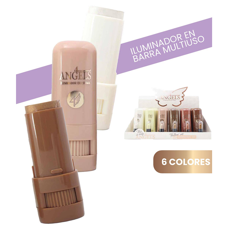 Iluminador En Crema Stick Multiuso 4 Angels