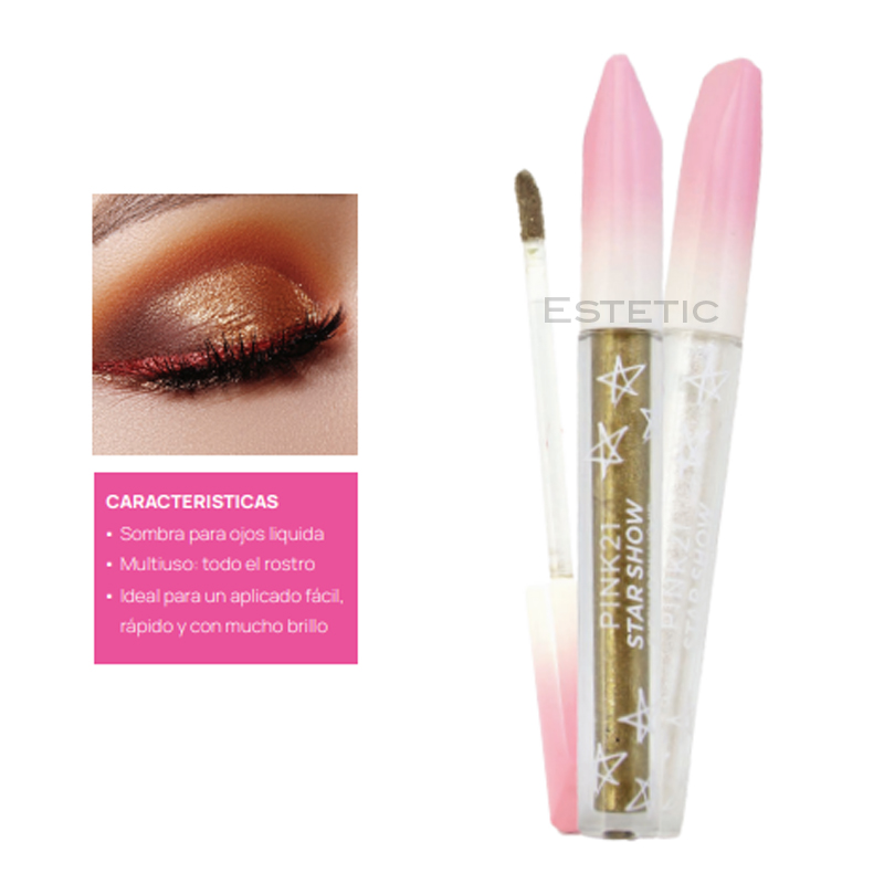 Sombra Liquida Star Show Brillo Pink 21