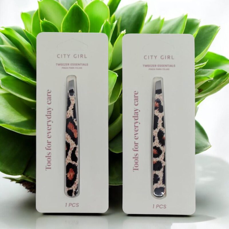 Pinza Para Cejas Animal Print City Girl