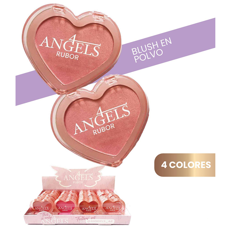 Rubor Polvo Super Pigmentado Love 4 Angels