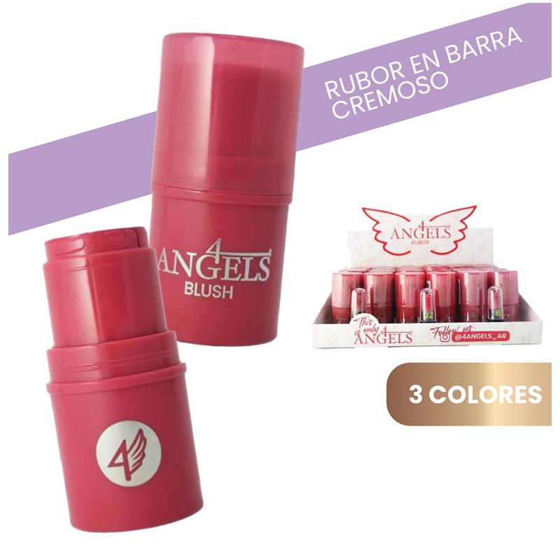 Rubor Barra Cremoso Viral 4 Angels