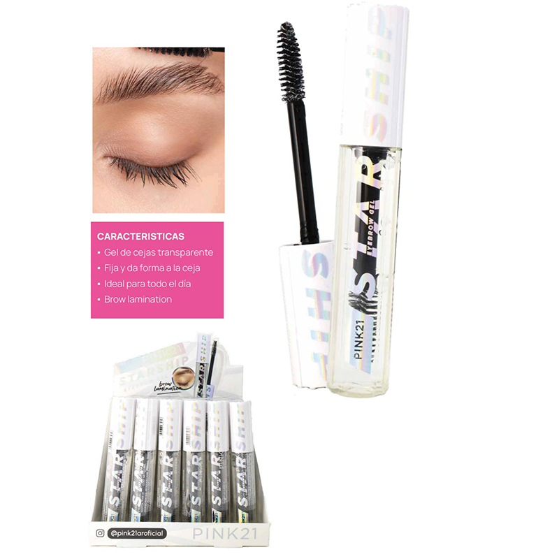 Gel Fijador Cejas Transparente Starship Pink 21