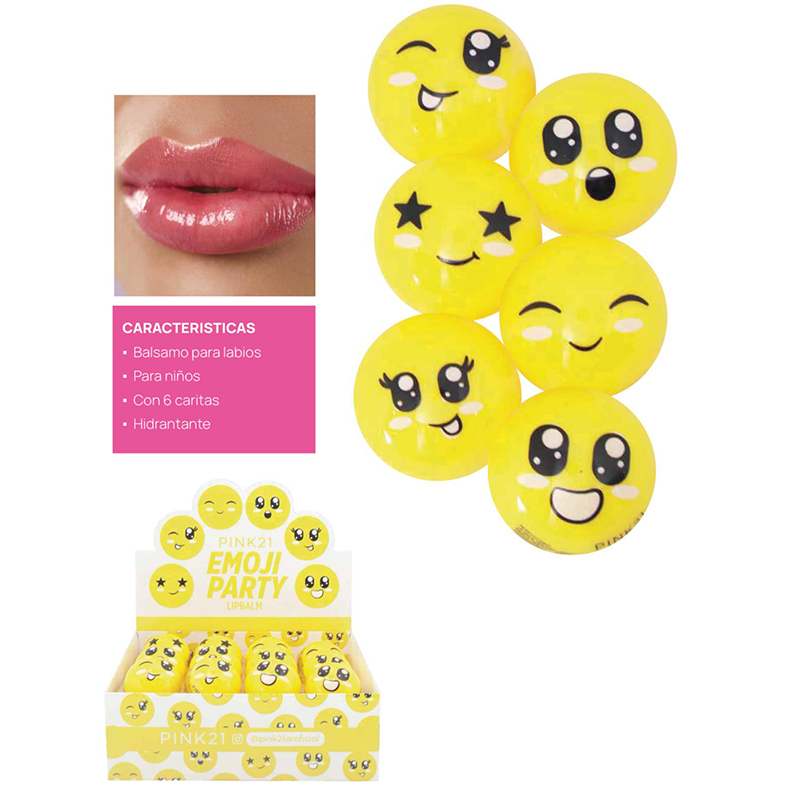 Balsamo Hidratante Smiley Viral Pink 21