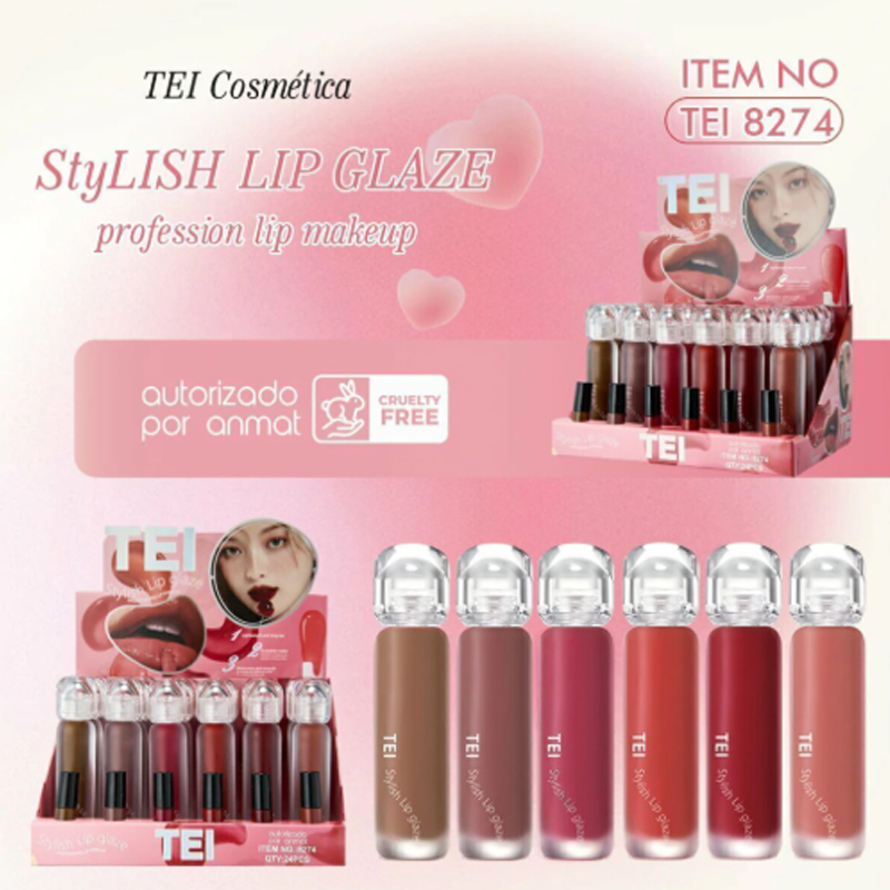 Labial Liquido Lipglaze Stylish Matte TEI