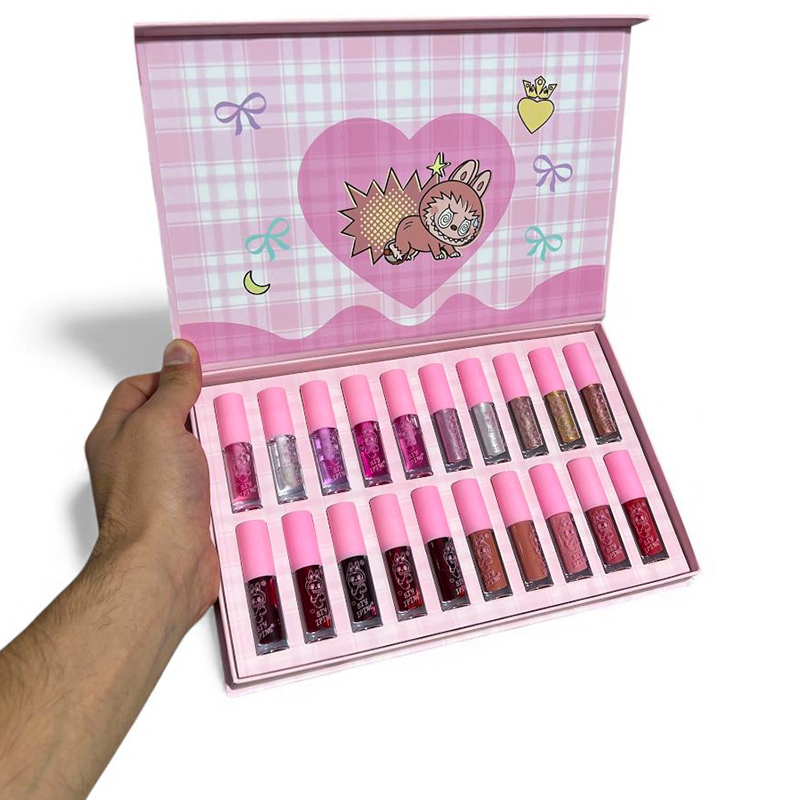 Set 20 Piezas Animado Gloss + Iluminador + Tinta + Labial Matte