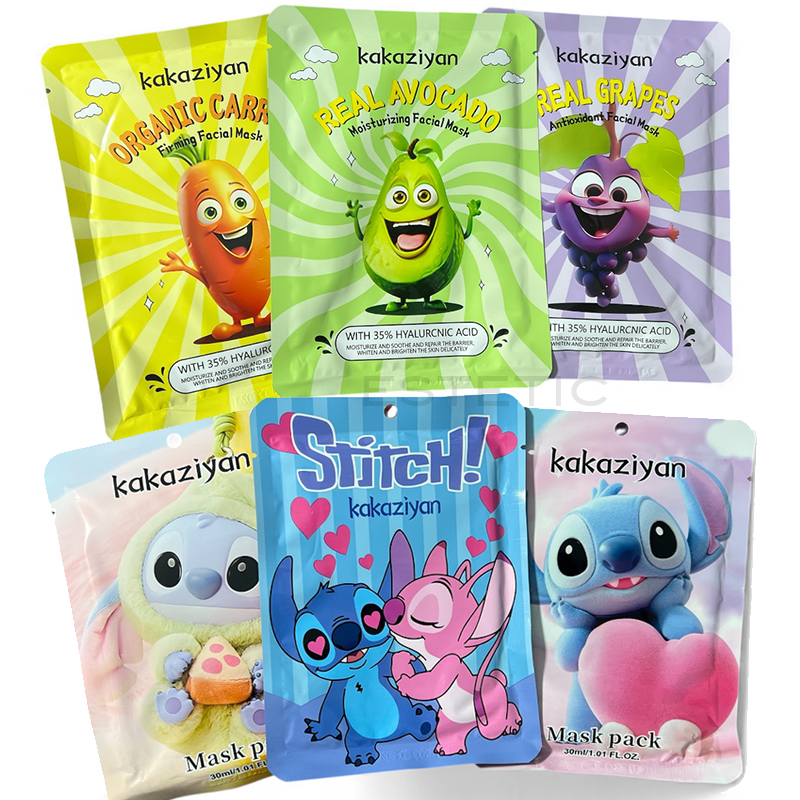 Mascarilla Facial Kakaziyan Animadas Hidratantes Anti Age (SURTIDAS)