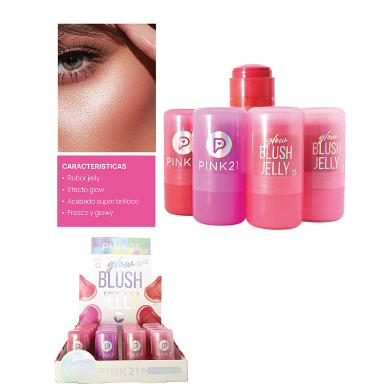 Rubor Jelly Efecto Glow VIRAL Pink 21