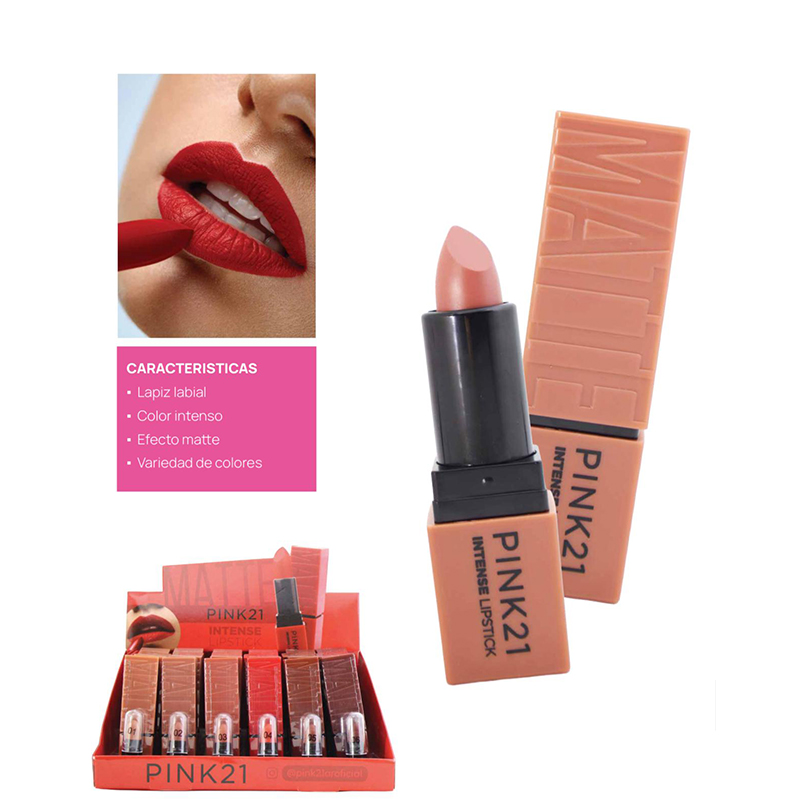 Pack X6 Labial Barra Extreme Matte Pink 21 (PROMO)(SURTIDO)